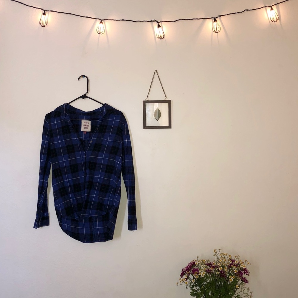 Cute blue flannel!
